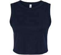 Bella + Canvas Women's Muscles Micro-Rib Tank Top in Navy | Size: XS Bella + Canvas Navy XS