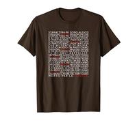 Bella ciao Italian Revolution Rebel Song Partisan T-Shirt, Men, Brown, Medium