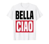 Bella CIAO T-Shirt, Men, White, X-Large
