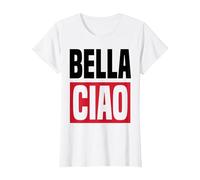 Bella CIAO T-Shirt, Women, White, XX-Large