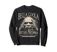 Bella Coola British Columbia Bigfoot 1894 Sasquatch Ivory Sweatshirt