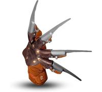 Bella Dox Freddy Krueger Glove, Adult Clawed Accessory, Unisex, for Halloween and Cosplay, Realistic Horror Fancy Dress Prop, Claw Glove for Halloween & Cosplay Costume