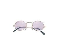 Bella Dox Lennon Sunglasses for Men & Women - Retro Round Sunglasses for Music Festivals, Ozzy Osbourne & Hippie Costume, Halloween & Book Week - Timeless Vintage Style UV400 Protection