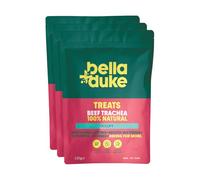 Bella+Duke Beef Trachea for Dogs 3 Pack - Long Lasting Chew Snacks for Dogs - Natural Alternative to Dental Sticks - For Clean Teeth & Strong Chewing Muscles - 100% Natural Grain-Free Dog Treats
