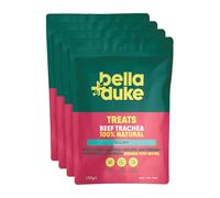 Bella+Duke Beef Trachea for Dogs 4 Pack - Long Lasting Chew Snacks for Dogs - Natural Alternative to Dental Sticks - For Clean Teeth & Strong Chewing Muscles - 100% Natural Grain-Free Dog Treats