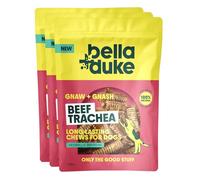 Bell Duke Beef Trachea Long Lasting Chew Snacks for Dogs 3 Pack
