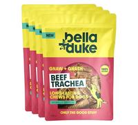 Bell Duke Beef Trachea Long Lasting Chew Snacks for Dogs 4 Pack