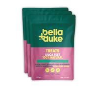 Bell Duke Duck Feet for Dogs 3 Pack - For All Breeds & Ages - Joint Care For Stiffness & Pain in Arthritic Dogs - Grain-Free, Gluten-Free, High Protein - Natural Alternative to Processed Treats
