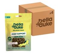 Bella & Duke Lamb Bites, Joint Wellbeing Treats for Dogs, 80 g | 100% Natural Joint Support, with Type II Collagen, Anti-Inflammatory, Grain-Free, For All Dogs Over 4 Months, Resealable Bag