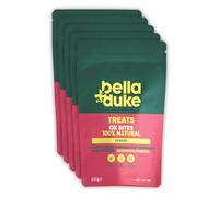 Bella+Duke Ox Bites for Dogs 5 Pack - Beef Hearts Snack with Apple Cider Vinegar for Gut Health & Sensitive Stomachs - B Vitamins & Iron - High Value Training Reward - 100% Natural Treats