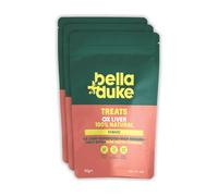 Bella+Duke Ox Liver Treats for Dogs 3 Pack - Bite Size & Packed with Iron - Ideal for Training & Snacking - Grain-Free, High Protein and Hypoallergenic - 100% Natural Alternative to Processed Treats