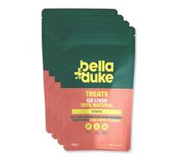 Bella+Duke Ox Liver Treats for Dogs 4 Pack - Bite Size & Packed with Iron - Ideal for Training & Snacking - Grain-Free, High Protein and Hypoallergenic - 100% Natural Alternative to Processed Treats