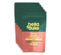 Bella+Duke Ox Liver Treats for Dogs 5 Pack - Bite Size & Packed with Iron - Ideal for Training & Snacking - Grain-Free, High Protein and Hypoallergenic - 100% Natural Alternative to Processed Treats