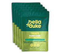 Bella+Duke Rabbit Ears for Dogs 5 Pack - Crunchy and Satisfying Chews to Support Digestion - Grain-Free, High Protein and Hypoallergenic - 100% Natural Alternative to Processed Treats