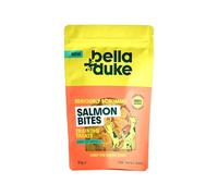 Bell Duke Seriously Moreish Salmon Bites for Cats & Dogs - 100% Salmon & Omega-3 Rich - Natural Training Treats, High Protein Grain-Free Pet Snack, Soft & Tasty Rewards for All Sized Dogs (5)