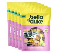 Bell Duke Venison Snack for Dogs 5 Pack - Natural Alternative to Dental Sticks & Raw Hide - Long Lasting Chew for Cleaner Teeth & Prevents Plaque - Grain-free, High Protein and Hypoallergenic