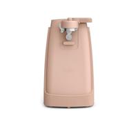 Bella Electric Can Opener and Knife Sharpener, Multifunctional Jar and Bottle Opener with Removable Cutting Lever and Cord Storage, Stainless Steel Blade, Blossom