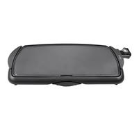 bella Electric Griddle, Ceramic Titanium Non-Stick Coating, Large Submersible Cooking Surface and Removable Fat Drip Tray, Adjustable Temperature, PTFE and PFOA Free, 27cm x 51cm, Black