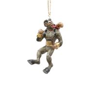 Bella Haus Christmas Shoppe Krampus Christmas Ornament | 3.5” Handcrafted Mischief for Dark Holiday Decor | Unique & Playful Resin Decoration