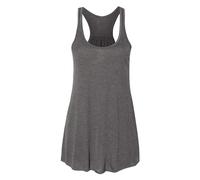 Bella Ladies/Womens Flowy Racerback Tank Top (XL) (Dark Heather)