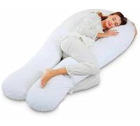 Bella Nights 9FT & 12FT U Shaped Pregnancy Pillow - Large Maternity Body Pillow for Full Body Support -U Shape Long Cushion for Neck, Back, and Leg Comfort - Made in UK (9FT U Pillow)