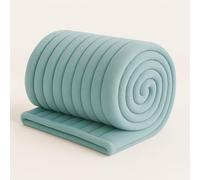 Bella Nights Chunky Ribbed Cord Faux Fur Throw - Velvet Touch Thick Soft Blanket for Sofa & Bed - Cozy Warm Throwover with Luxurious Texture (Duck Egg, 200 x 240)