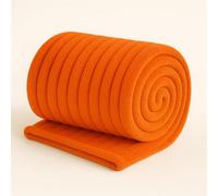 Bella Nights Chunky Ribbed Cord Faux Fur Throw - Velvet Touch Thick Soft Blanket for Sofa & Bed - Cozy Warm Throwover with Luxurious Texture (Orange, 150 x 200)