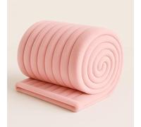 Bella Nights Chunky Ribbed Cord Faux Fur Throw - Velvet Touch Thick Soft Blanket for Sofa & Bed - Cozy Warm Throwover with Luxurious Texture (Blush Pink, 150 x 200)