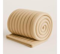 Bella Nights Chunky Ribbed Cord Faux Fur Throw - Velvet Touch Thick Soft Blanket for Sofa & Bed - Cozy Warm Throwover with Luxurious Texture (Beige, 150 x 200)