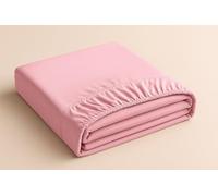 Bella Nights Fitted Sheet - King - Pink - Microfiber - Soft, Breathable & Wrinkle-Resistant - Deep Pocket 25CM -Shrink & Fade Resistant Easy Care Bed Sheet