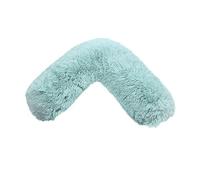 Bella Nights Teddy Cuddles V-Shaped Pillow With Case And Cuddles V Case Only - Soft Plush Fleece Neck Maternity & Orthopaedic Support (Duck Egg, Teddy Cuddles Cover Only)