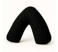 Bella Nights V Pillow Orthopaedic V Shaped Pillow Extra Cushioning Support For Head Neck & Back (Black, V Pillow With Cover)