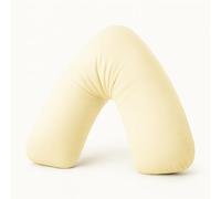 Bella Nights V Pillow Orthopaedic V Shaped Pillow Extra Cushioning Support For Head Neck & Back (Cream, V Pillow With Cover)