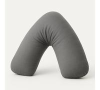 Bella Nights V Pillow Orthopaedic V Shaped Pillow Extra Cushioning Support For Head Neck & Back (Grey, V Pillow With Cover)