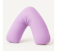 Bella Nights V Pillow Orthopaedic V Shaped Pillow Extra Cushioning Support For Head Neck & Back (Lilac, V Pillow With Cover)