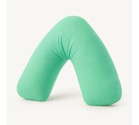 Bella Nights V Pillow Orthopaedic V Shaped Pillow Extra Cushioning Support For Head Neck & Back (Mint Green, V Pillow With Cover)