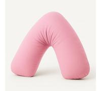 Bella Nights V Pillow Orthopaedic V Shaped Pillow Extra Cushioning Support For Head Neck & Back (Pink, V Pillow With Cover)