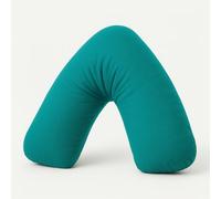 Bella Nights V Pillow Orthopaedic V Shaped Pillow Extra Cushioning Support For Head Neck & Back (Teal, V Pillow With Cover)