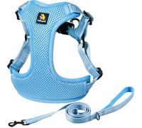 BELLA & PAL Dog Harness and Leash Set, Adjustable Step-in Puppy Harness, No-Pull Vest for XS/Small/Medium Dog, Breathable Air Mesh, Reflective Strip, Secure Hook & Loop, Buckle Closure, Dual D-Rings