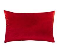 Bella Plain Velvet XL Rectangular Cushion Cover. Red Supersoft Velvet Chenille. Modern and On-trend Home Accessory. 23x15" XL Square Cushion Cover Only.