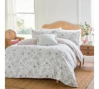 Wylder Nature Bella Duvet Cover Set - Soft Reversible Floral Bedding (Natural - Super King)