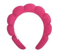 Bella Sleep + Spa Non Slip Headband Accessory for Skincare and Makeup Ultra Soft Plush Hot Pink