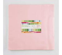 Bella Solids Pink Junior Layer Cake, 20 - 10 Fabric Squares by Moda by moda