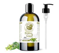 Bella Terra Oils Organic Neem Seed Oil 400ml - Utilize the Eternal Beauty Secrets of Organic Neem Enriched with Vitamin