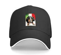 Bella the Playful Dachshund - Pet Dog Commission 05 Baseball Cap Beach Bag fun hats party Hat Hat Man Luxury Men's Hats Women's