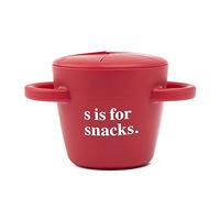 Bella Tunno Happy Snacker - No Spill Snack Cups for Toddlers and Babies, Baby Snack Container Made from Silicone BPA Free, Soft and Easy to Use (S for Snacks)