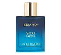 Bella-Vita Luxury Skai Aquatic Unisex Long Lasting Perfume for Man and Woman | EDC 100ml | Bergamot, Lavender & Patchouli | Woody, Citrus Premium Fragrance Perfume for Men & Women