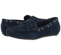 Bella Vita Women's Flat Loafer, Navy Suede Leather, 5.5 UK