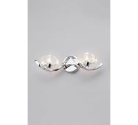 BHS Lighting BHS Bella 2 Light Wall Fitting In Polished ChromeFinish With Clear Glass