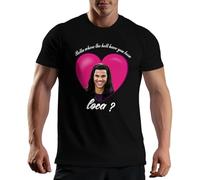 Bella Where The Hell Have You Been loca? Men's Black T-Shirt Size S